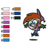 Timmy Turner Jump Embroidery Design